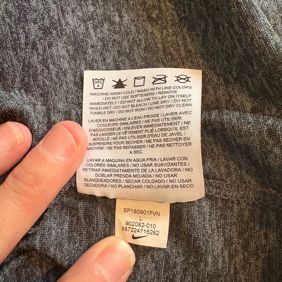 Nike Legend Dri-FIT Heather Black Tee L - Picture 6 of 6